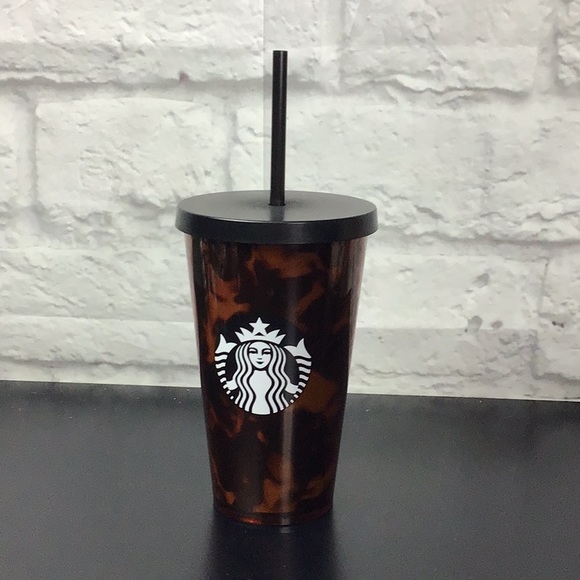 Brand New Limited Edition 2019 Mocha Swirl Starbucks Tortoise Grande Tumbler - Picture 3 of 6
